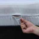 Fully Enclosed Zipped Waterproof Quilted Mattress Protector
