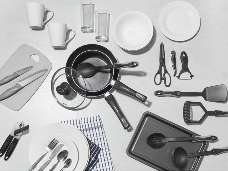 35 Piece Kitchen Starter Pack for 2 People