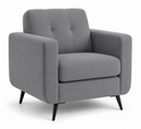 Aurora Contract Crib 5 Sofa in Grey