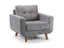 Aurora Sofa in Grey Fabric
