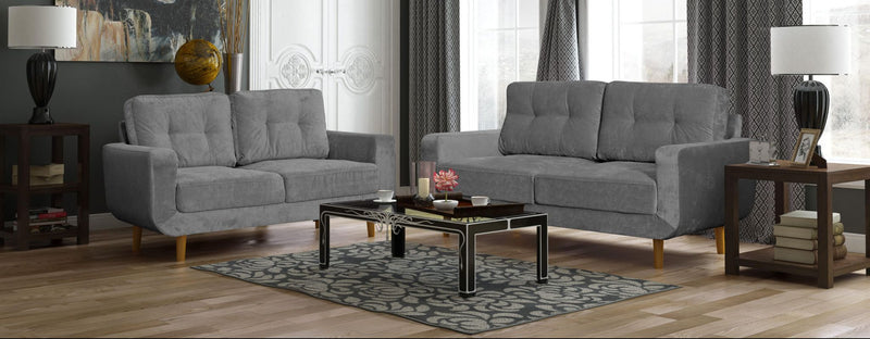 Aurora Sofa in Grey Fabric
