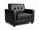 Lakeland Contract Crib 5 Sofa in Black Faux Leather
