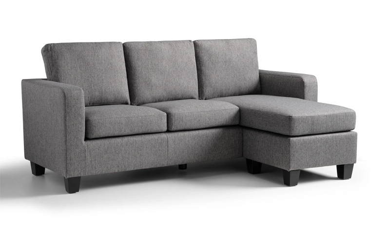 Matthew Contract Crib 5 Sofa in Silver