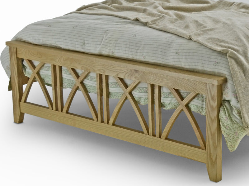 Asha Contract Bed Frame in Solid Oak