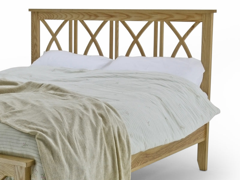 Asha Contract Bed Frame in Solid Oak