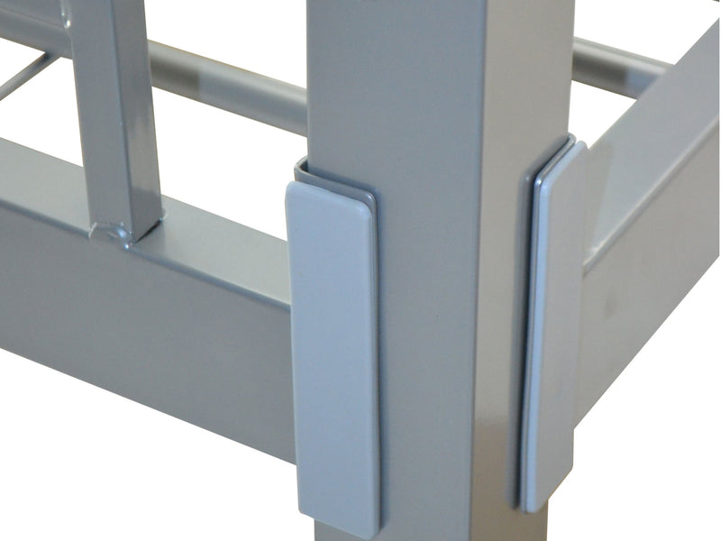 Gosport Heavy Duty Metal Bunk Bed in Grey
