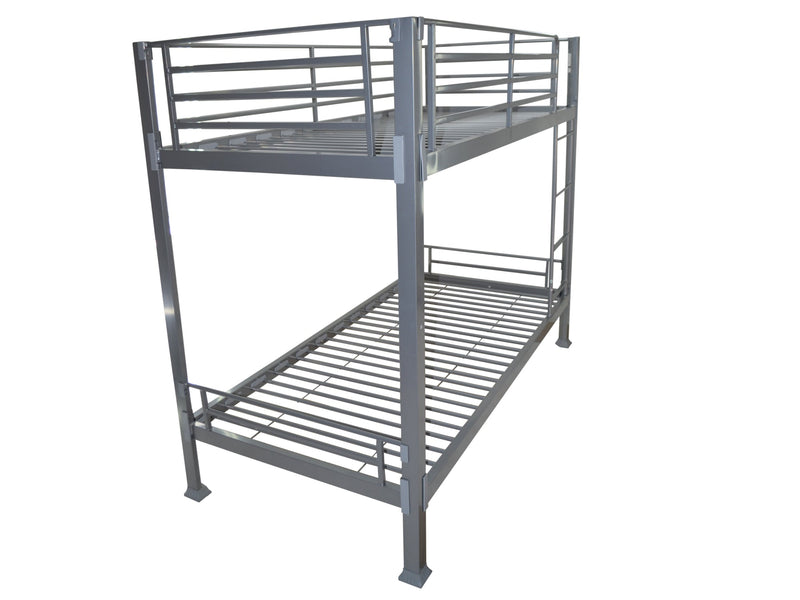 Gosport Heavy Duty Metal Bunk Bed in Grey