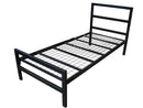 Eaton Mesh Metal Bed Frame in Black (Heavy Duty)