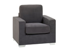 Madrid Contract Sofa in Charcoal