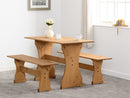 Corona 4 Seater Dinette Set in Distressed Waxed Pine