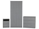 Felix Bedroom Furniture in Grey