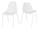 Lindon Dining Chair in White (2 Pack)