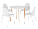 Lindon 4 Seater Dining Set in White