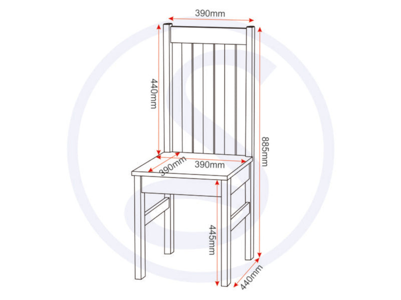 Ludlam 2 Seater Dining Set in White and Oak