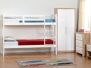 Panama wooden Bunk Bed in White
