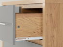 Seville Bedroom Furniture Grey Gloss and Oak Effect