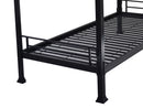 Contract No Bolt Heavy Duty Metal Bunk Bed in Black