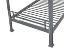 Contract No Bolt Heavy Duty Metal Bunk Bed in Grey