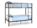 Contract Split Heavy Duty Metal Bunk Bed in Grey