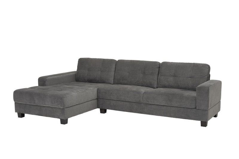 Jersey Sofa in Grey Faux Leather