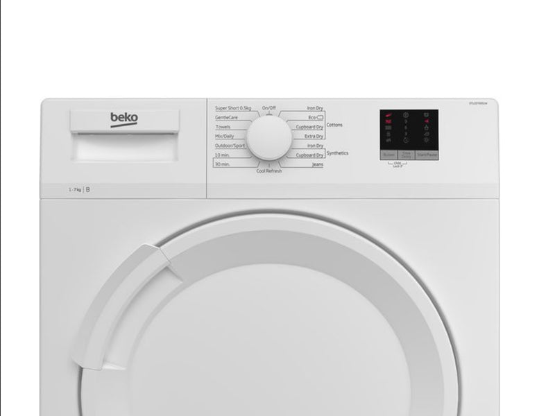7 kg Condenser Tumble Dryer in White