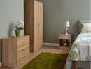 Panama 3 Piece Bedroom Set in Oak