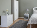 Panama 3 Piece Bedroom Set in White