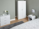 Panama 3 Piece Bedroom Set in White