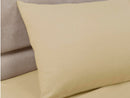 Easy Care Pillow Cases Latte - 2 Pack
