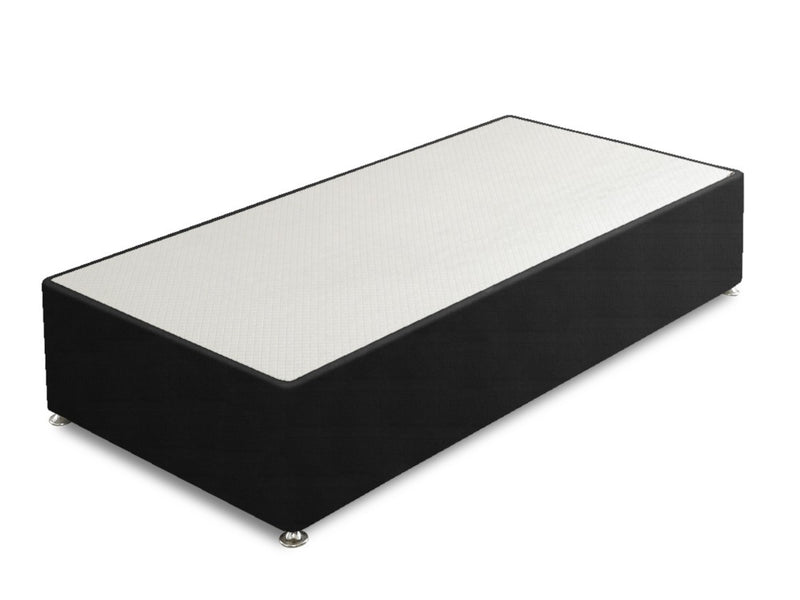 Divan Bed Base in Black Fabric