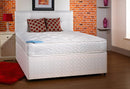 Candy Divan Bed Set in Cream Fabric