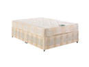 Candy Divan Bed Set in Cream Fabric